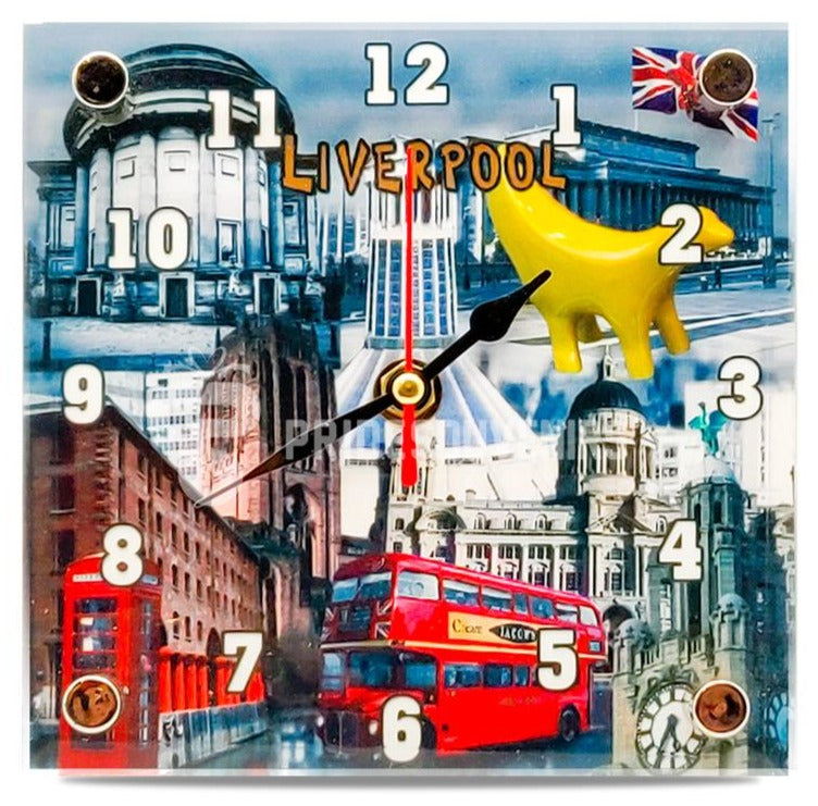 Liverpool Collage Square Clock