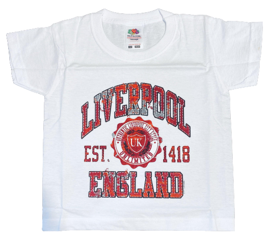 Liverpool Kids T-Shirt White
