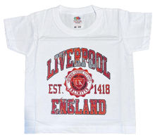 Load image into Gallery viewer, Liverpool Kids T-Shirt White