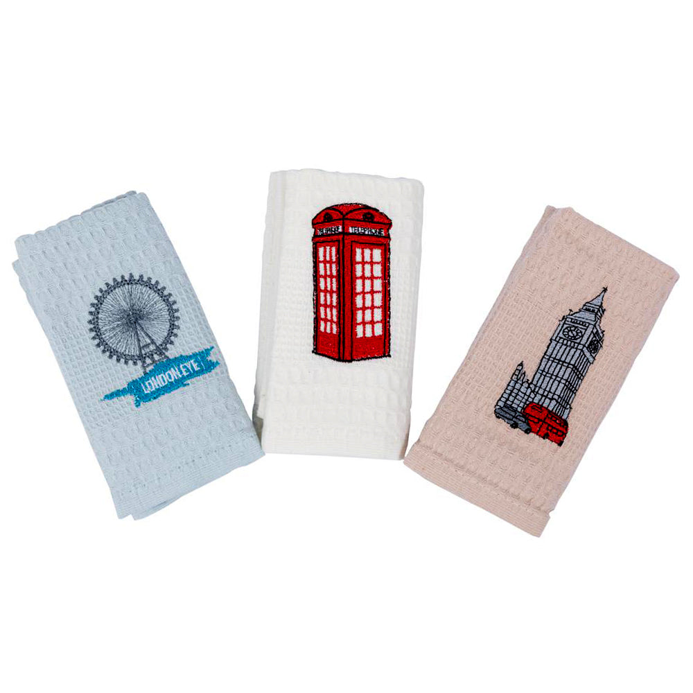 London Iconic Tea Towel Set of 3