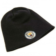 Load image into Gallery viewer, MAN CITY KNITTED CREST BEANIE HAT NAVY - Pridesouvenirs