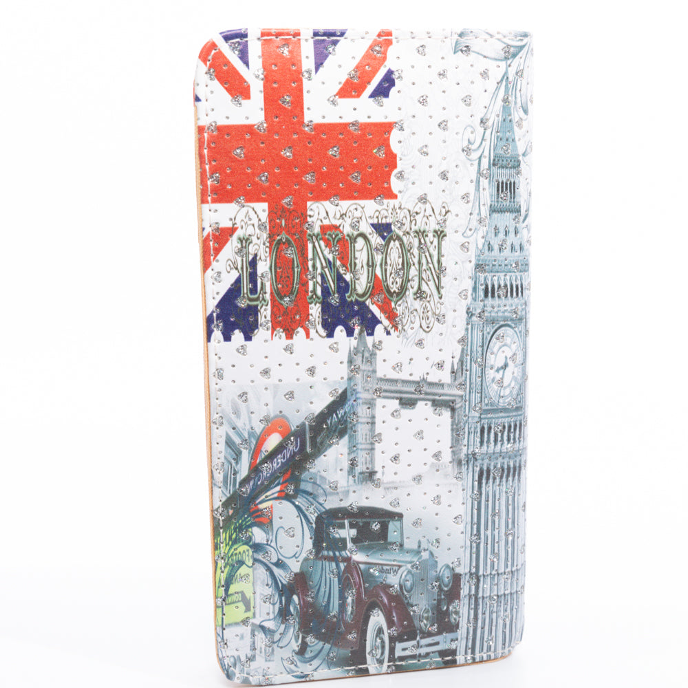 Glittered London Wallet