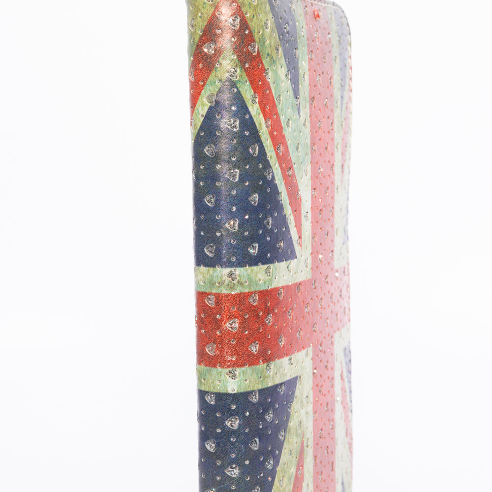 Glittered Union Jack Wallet