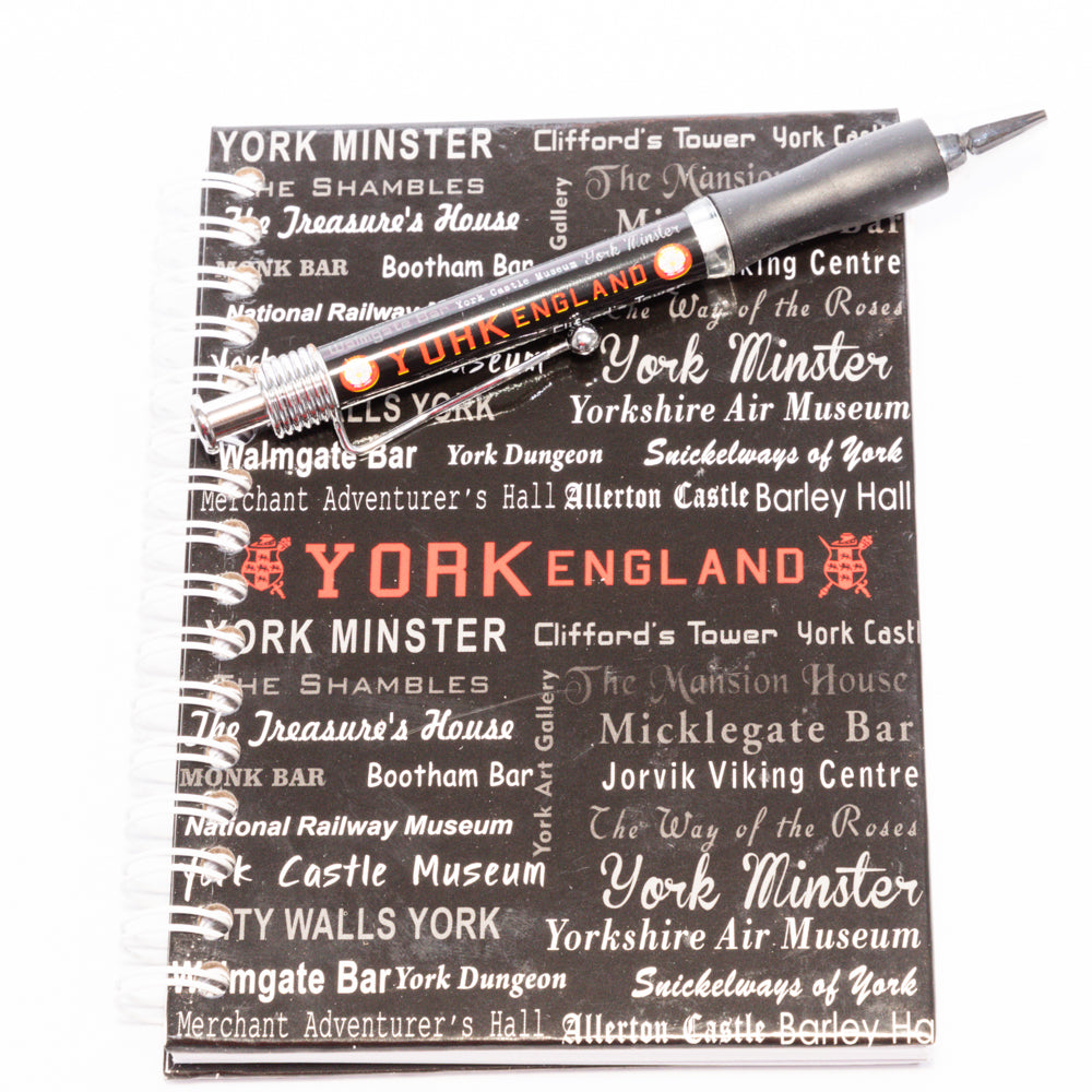 York Spiral Note Book & Pen Set