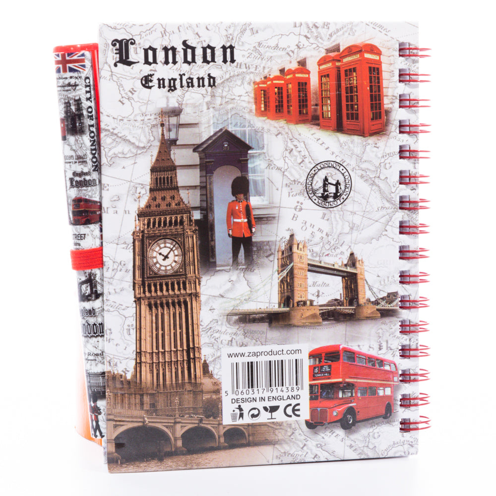 London Icon Note Book and Pen Set