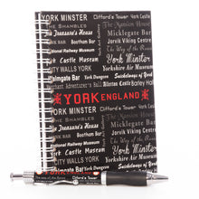 Load image into Gallery viewer, York Spiral Note Book & Pen Set