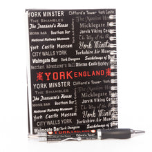 Load image into Gallery viewer, York Spiral Note Book & Pen Set