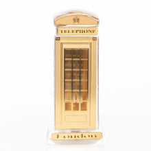 Load image into Gallery viewer, Crystal Telephone Booth 9 cm