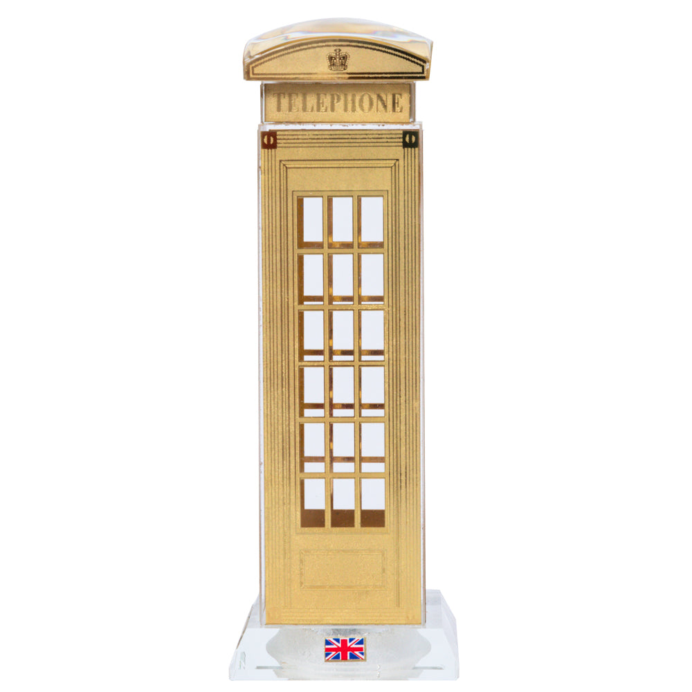 Crystal Telephone Booth 16cm