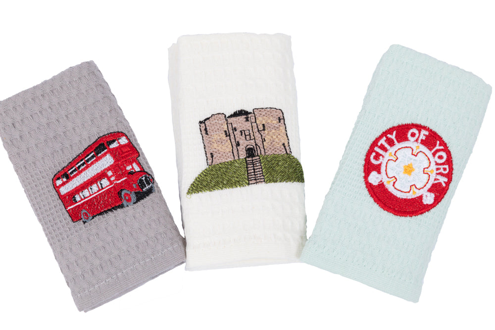 York Iconic Tea Towel Set of 3
