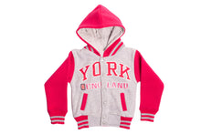 Load image into Gallery viewer, Sweatshirt York England Grey-Fusia- Youth - Pridesouvenirs