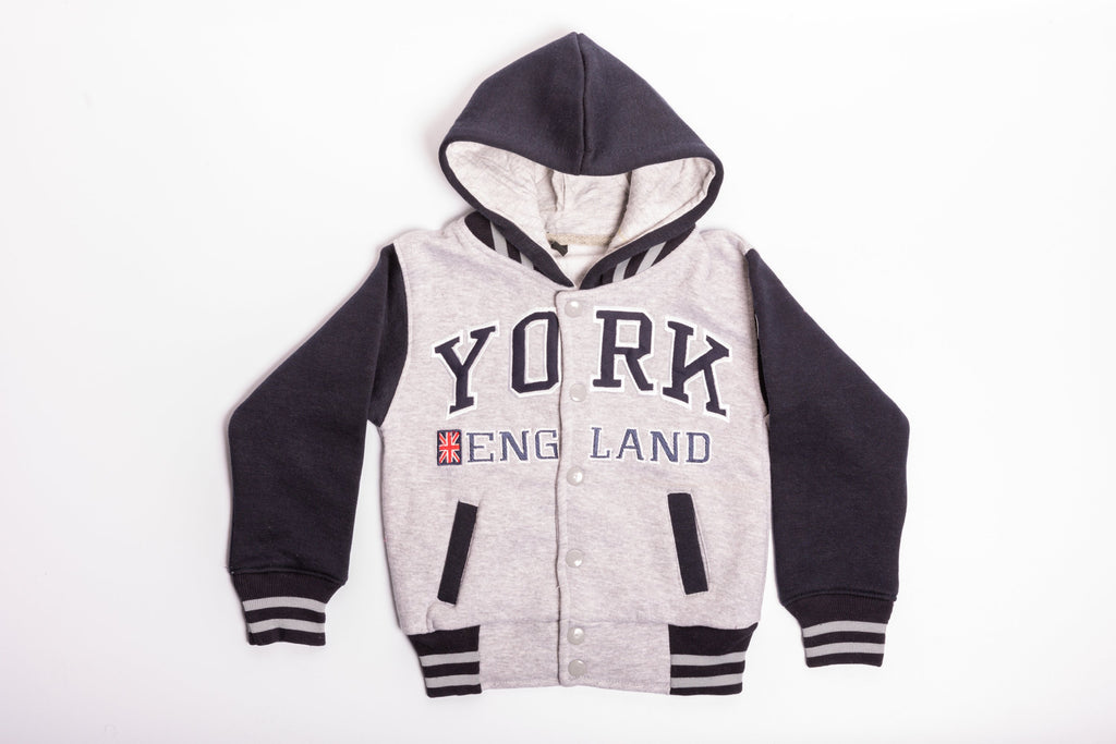 Sweatshirt York England Grey-Navy Youth - Pridesouvenirs