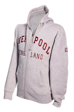 Load image into Gallery viewer, Sweatshirt Liverpool England Grey-Maroon Zipper Adult - Pridesouvenirs