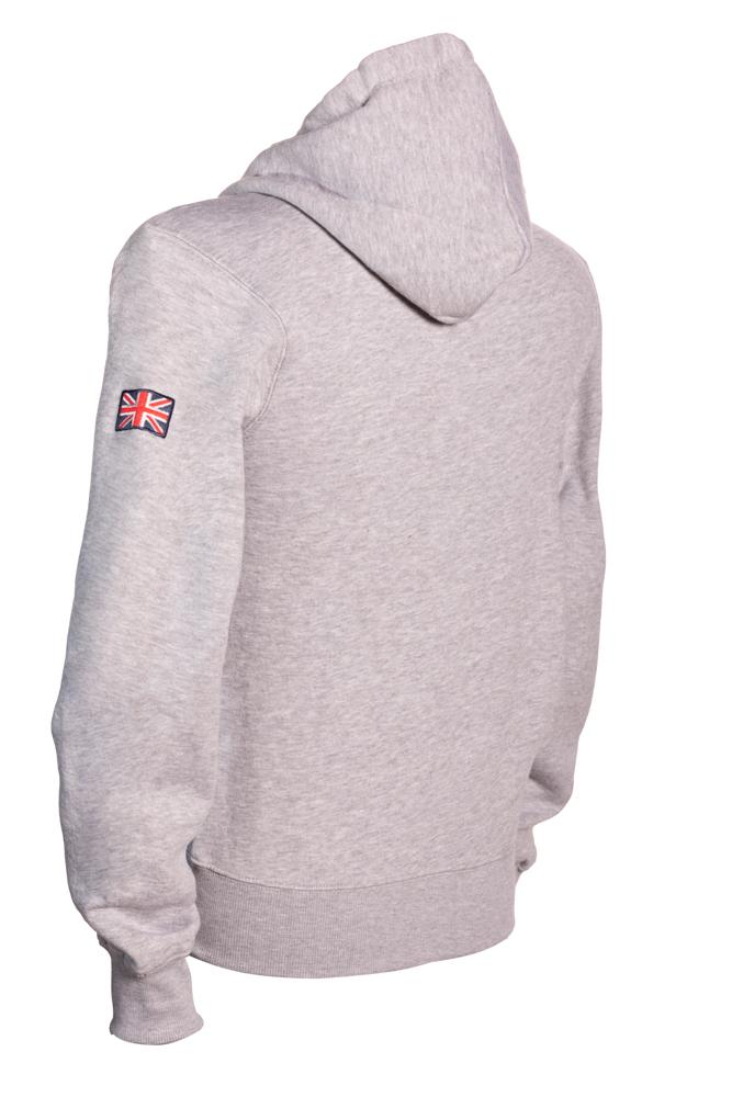 Sweatshirt York England Grey-Maroon Zipper Youth - Pridesouvenirs