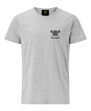 Load image into Gallery viewer, Embroidered Axe & Shield T-Shirt-Grey - Britishsouvenirs