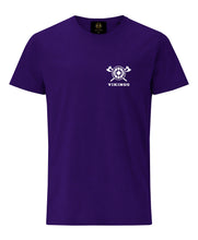 Load image into Gallery viewer, T-Shirt-Embroidered Axe & Shield-Indigo Blue