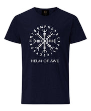 Load image into Gallery viewer, Helm of Awe T-Shirt- Navy- Britishsouvenirs