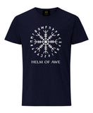 York Viking Helm of Awe T-Shirt- Navy