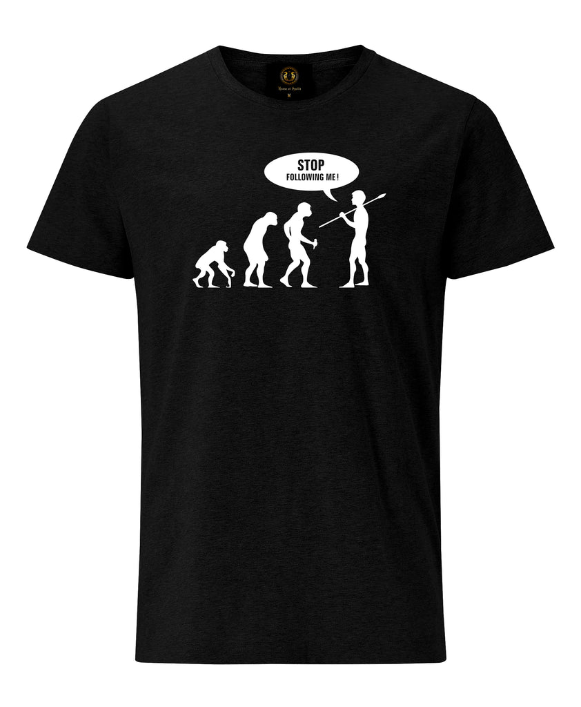 Stop Following Me T-shirt - Black