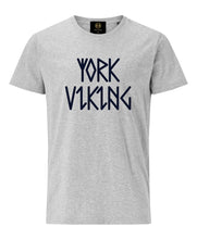 Load image into Gallery viewer, York Viking In Runes Printed T-Shirt- Grey -Britishsouvenirs