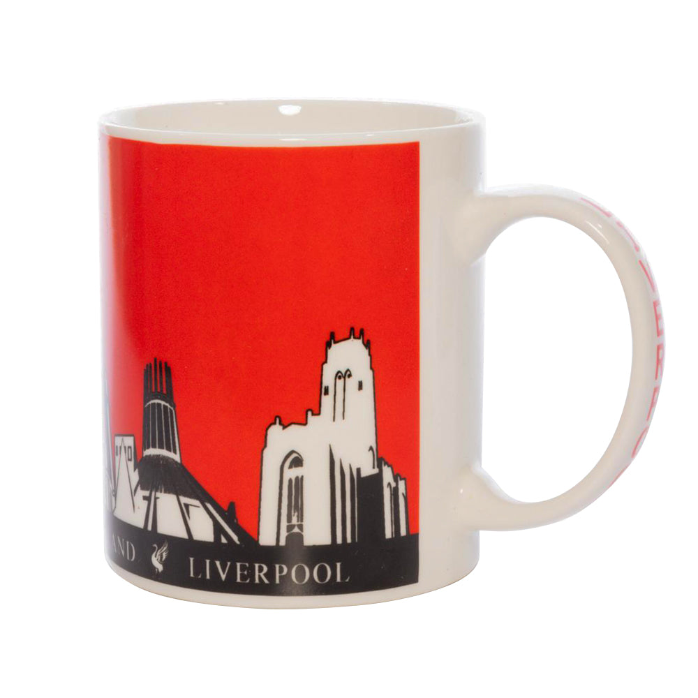 Red Liverpool Coffee Mug