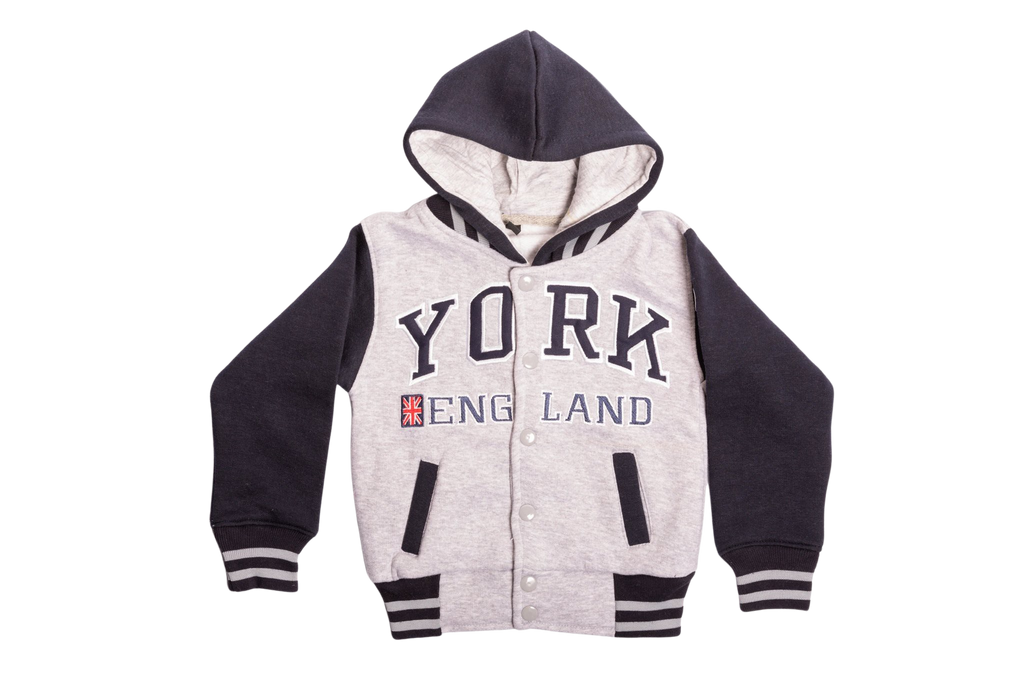 Sweatshirt York England Grey-Navy Youth - York Collectables
