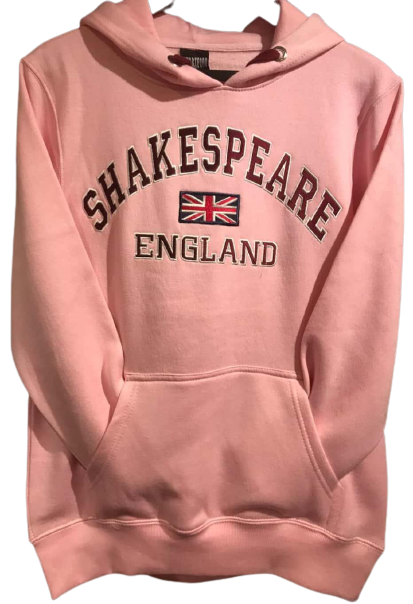 Shakespeare Hoodie Pink