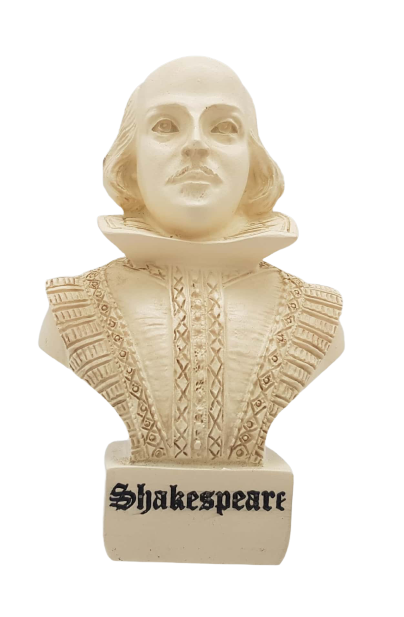 Shakespeare Resin Model Bust