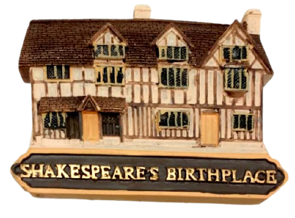Shakespeare Birthplace Resin Magnet