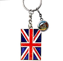 Load image into Gallery viewer, Shakespeare's Birthplace Cameo UJ Glitter Keyring