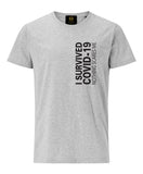 Nothing Scares Me - Grey Cotton T-Shirt