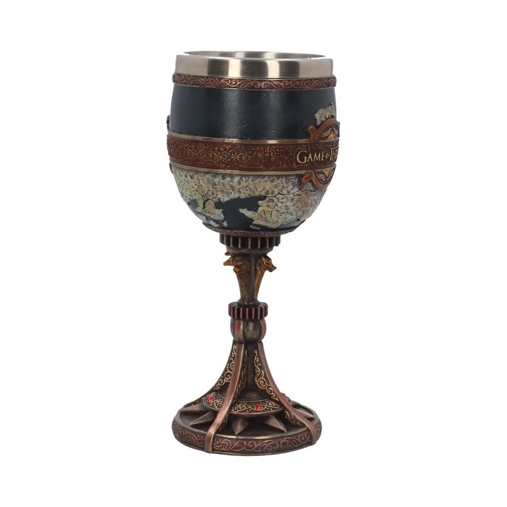 The Seven Kingdoms Game Of Thrones Goblet  17.5cm - Britishsouvenirs