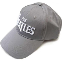 Load image into Gallery viewer, The Beatles Unisex Baseball Cap : White Drop T Logo