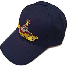 Load image into Gallery viewer, The Beatles Unisex Baseball Cap: Yellow Submarine (Navy Blue)