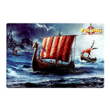 Tin Magnet York viking ship-VK02