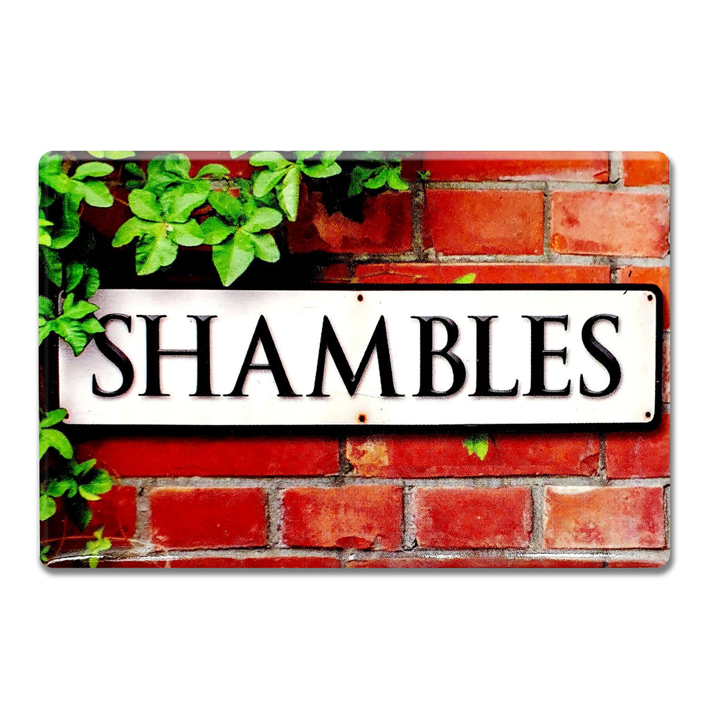 Tin magnet York shambles Road sign | York shop