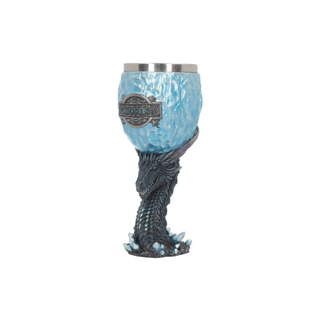 Viserion White Walker  Game Of Thrones Goblet  18.5cm - Britishsouvenirs