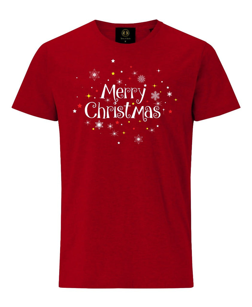 Merry Christmas T-Shirt- Red | christmas ladies tshirt
