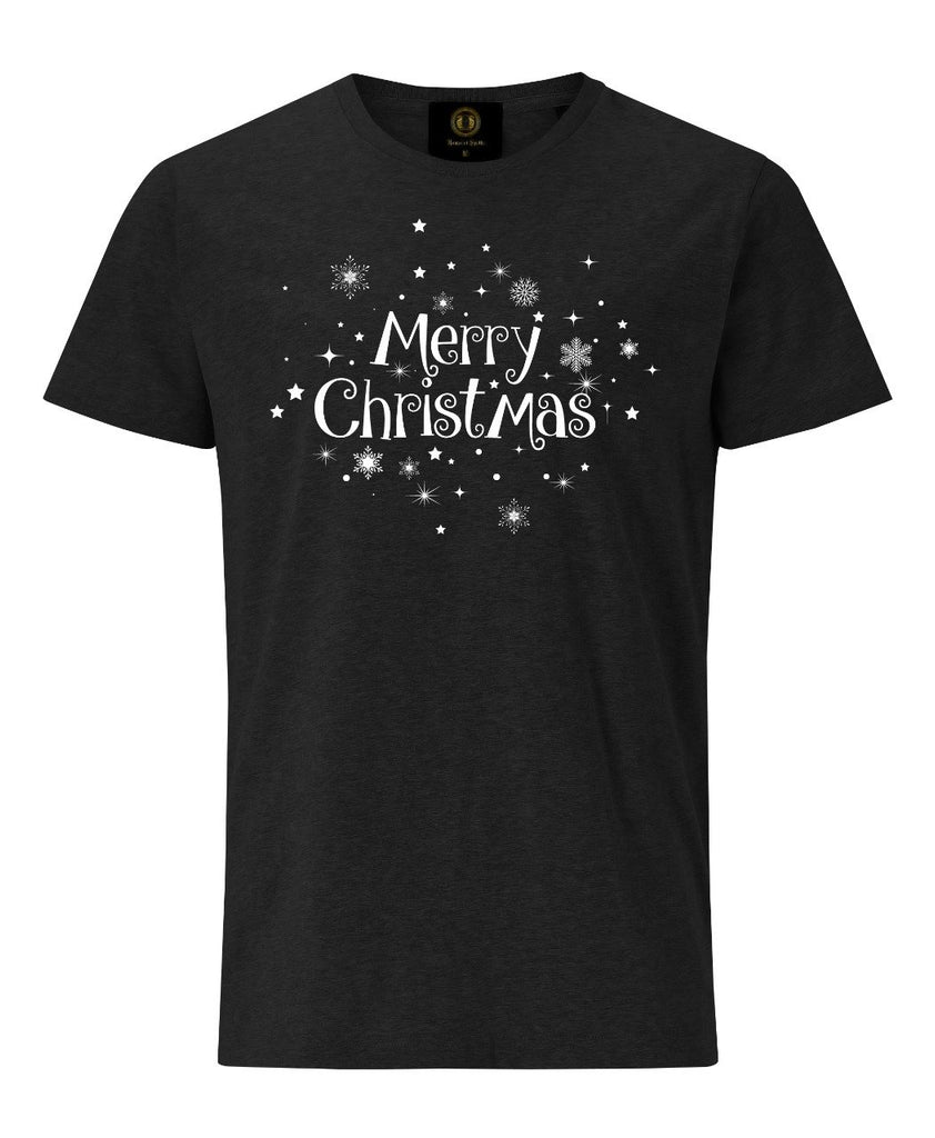 Merry Christmas T-Shirt- Black | christmas tshirt ladies