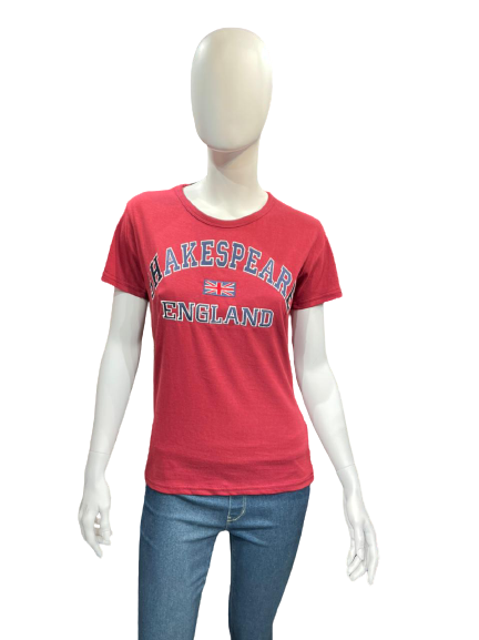Shakespeare T Shirts Maroon
