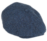 Dark Blue Tweed Cap