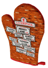 Load image into Gallery viewer, Liverpool Street Names Oven Glove