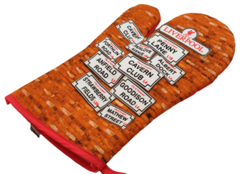 Liverpool Street Names Oven Glove