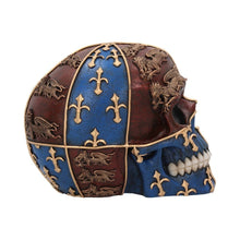 Load image into Gallery viewer, Medieval Skull English Heraldry Figurine - britishsouvenir