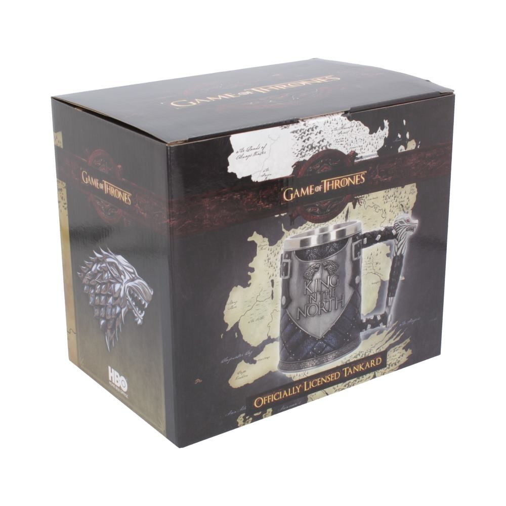 King In The North Tankard game of thrones 14cm - britishsouvenir