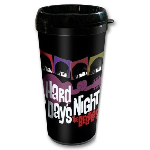 The Beatles Travel Mug: Hard Days Night (Plastic Body