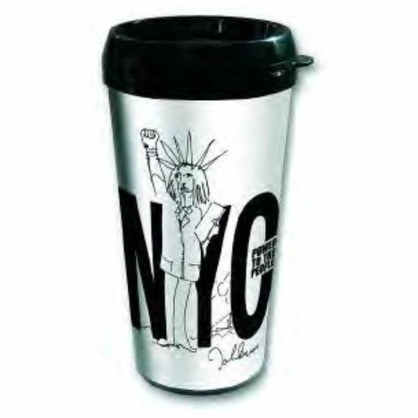 John Lennon Travel Mug: Power to the People (Plastic Body