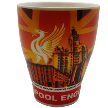 Load image into Gallery viewer, Liverpool Themed Orange Coffee Mug