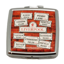 Load image into Gallery viewer, Liverpool Street Names Square Pill Box
