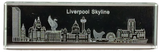 Liverpool Skyline Crystal Glass - Small Size